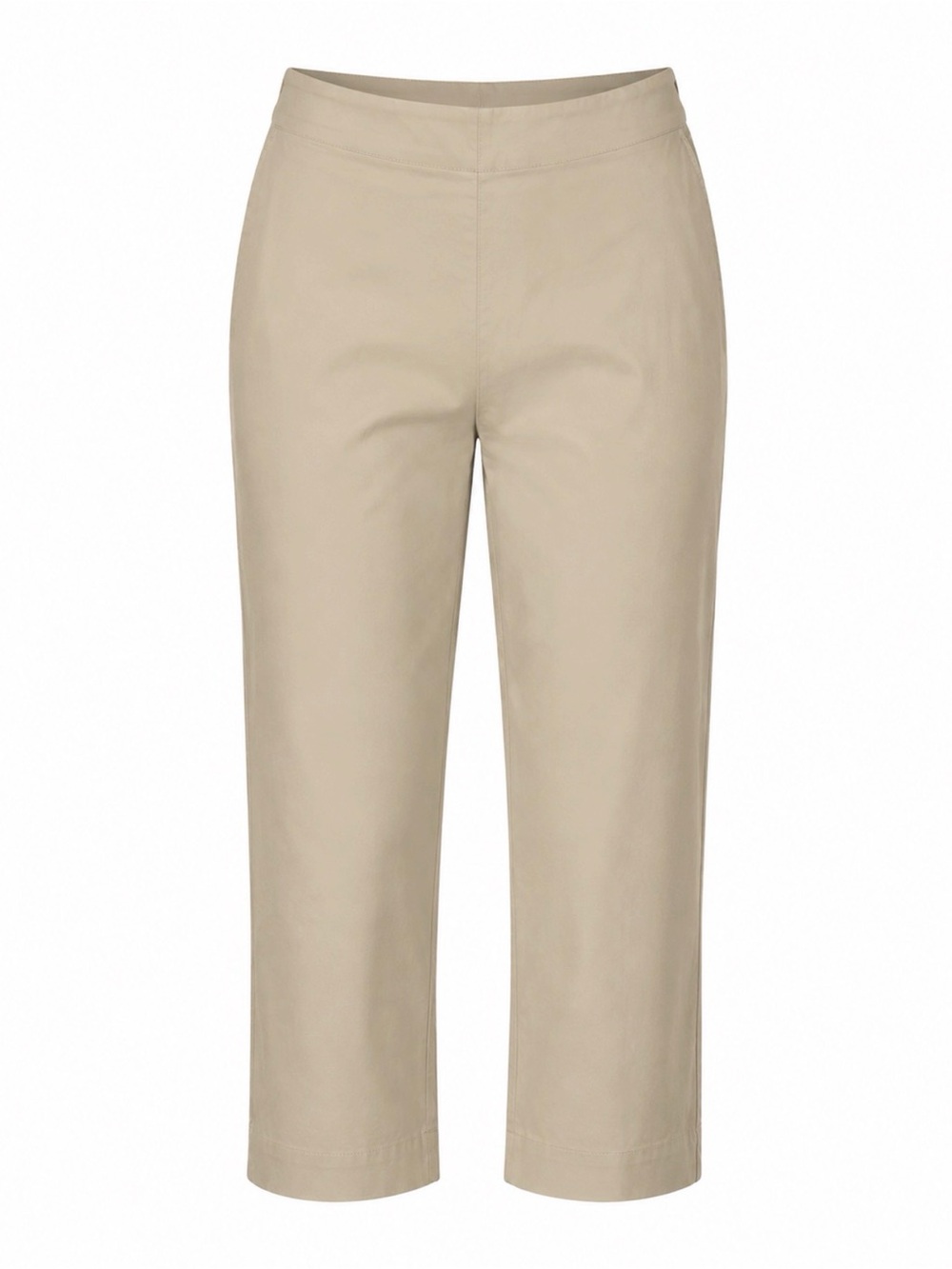 Lauren Ralph Lauren Tan Crop Pants Size 10 Stretch Straight Leg Cropped